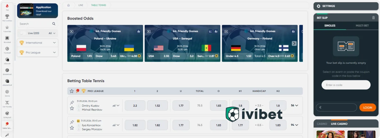 IviBet Prenesi Mobilno Aplikacijo